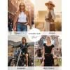 image:imageScarlet Darkness Western Belt for Women Leather Cowboy Belt with Studded Buckle Country Wide Belts for Jeans DressesCoffee