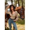 image:imageScarlet Darkness Western Belts for Woman Renaissance Cowgirl Leather Belt with Removable BuckleBlack