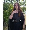 image:imageScarlet Darkness Western Belts for Woman Renaissance Cowgirl Leather Belt with Removable BuckleBlack