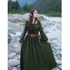image:imageScarlet Darkness Western Belts for Woman Renaissance Cowgirl Leather Belt with Removable BuckleDark Brown