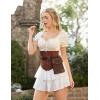image:imageScarlet Darkness Women Renaissance Belt Pouch Pirate Viking Belt Steampunk Medieval AccessoriesDark Brown