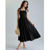 image:imageScarlet Darkness Women Renaissance Corset Dress Square Neck Cottagecore Fishbone SundressBlack