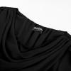 image:imageScarlet Darkness Women Renaissance Dress Split Bell Sleeve Cowl Neck Peasant Medieval DressBlack