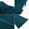 image:imageScarlet Darkness Women Renaissance Dress Split Bell Sleeve Cowl Neck Peasant Medieval DressBlue Green