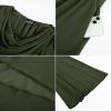 image:imageScarlet Darkness Women Renaissance Dress Split Bell Sleeve Cowl Neck Peasant Medieval DressOlive Green