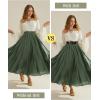 image:imageScarlet Darkness Women Wide Belt Western Embossed Buckle Elastic Waist Belt for Dresses Coats