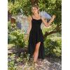 image:imageScarlet Darkness Womens Renaissance Corset Dress 2026 Summer Asymmetrical Sundress Pirate Gothic Chiffon DressesBlack