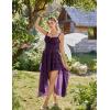 image:imageScarlet Darkness Womens Renaissance Corset Dress 2026 Summer Asymmetrical Sundress Pirate Gothic Chiffon DressesCrown Jewel