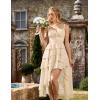image:imageScarlet Darkness Womens Renaissance Corset Dress 2026 Summer Asymmetrical Sundress Pirate Gothic Chiffon DressesIvory