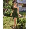 image:imageScarlet Darkness Womens Renaissance Corset Dress 2026 Summer Asymmetrical Sundress Pirate Gothic Chiffon DressesOlive Green