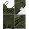 image:imageScarlet Darkness Womens Renaissance Corset Dress 2026 Summer Asymmetrical Sundress Pirate Gothic Chiffon DressesOlive Green