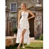 image:imageScarlet Darkness Womens Renaissance Corset Dress 2026 Summer Asymmetrical Sundress Pirate Gothic Chiffon DressesWhite