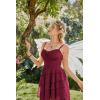 image:imageScarlet Darkness Womens Renaissance Corset Dress 2026 Summer Asymmetrical Sundress Pirate Gothic Chiffon DressesWine