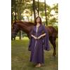 image:imageScarlet Darkness Womens Renaissance Costume Medieval Hooded Pirate Bell Sleeve Peasant Dress with PocketsPurple
