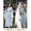 image:imageScarlet Darkness Womens Renaissance Costume Wrap V Neck Medieval Dress Split Bell Sleeve Embroidery Fairy DressesWhite