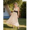 image:imageScarlet Darkness Womens Wide Elastic Belt for Dress Stretchy Corset Belt Double Gold Buckle Waist BeltBlack