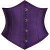 image:imageScarlet Darkness Corset Belt for Women Fishbone Wide Waist Corset Pirate BeltDeep Purple