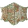 image:imageScarlet Darkness Corset Belt for Women Vintage Renaissance Floral Underbust CorsetYellow Green Floral
