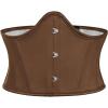 image:imageScarlet Darkness Renaissance Corset Belt for Women Medieval Vintage Boned Underbust Bustier TopCoffee Brown