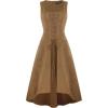 image:imageScarlet Darkness Renaissance Dress Women Pirate Halloween Witchy Cosplay Overdress with PocketsLight Brown