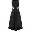 image:imageScarlet Darkness Renaissance Hood Dress for Women Medieval Costume Underbust Pirate Dresses with PocketsBlack