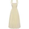 image:imageScarlet Darkness Women Renaissance Corset Dress Square Neck Cottagecore Fishbone SundressApricot