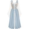 Vintage Blue Floral