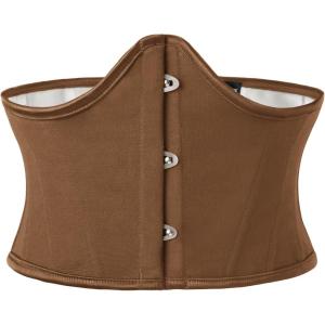 image:imageScarlet Darkness Corset Belt for Women Underbust Renaissance Corsets Vintage Bustier TopCoffee