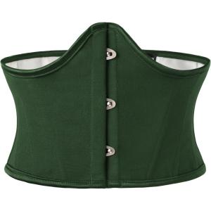 image:imageScarlet Darkness Corset Belt for Women Underbust Renaissance Corsets Vintage Bustier TopDark Green