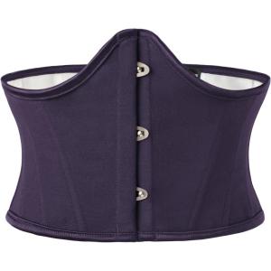 image:imageScarlet Darkness Corset Belt for Women Underbust Renaissance Corsets Vintage Bustier TopDark Purple