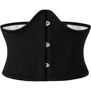 image:imageScarlet Darkness Corset Belt for Women Underbust Renaissance Corsets Vintage Bustier TopInk Black