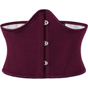 image:imageScarlet Darkness Corset Belt for Women Underbust Renaissance Corsets Vintage Bustier TopPurple