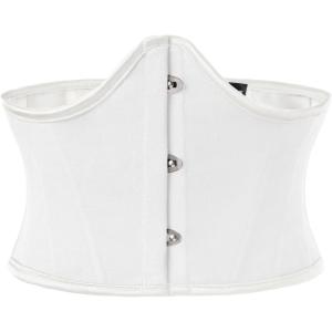 image:imageScarlet Darkness Corset Belt for Women Underbust Renaissance Corsets Vintage Bustier TopWhite