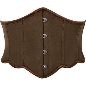 image:imageScarlet Darkness Corset Belt for Women Vintage Renaissance Floral Underbust CorsetBrown