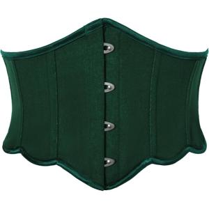 image:imageScarlet Darkness Corset Belt for Women Vintage Renaissance Floral Underbust CorsetGreen