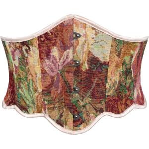 image:imageScarlet Darkness Corset Belt for Women Vintage Renaissance Floral Underbust CorsetRed Painting