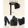 image:imageScarlet Darkness Renaissance Belt Pouch Pirate Viking Belt Medieval Ren Faire Western AccessoriesBlack