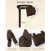 image:imageScarlet Darkness Renaissance Belt Pouch Pirate Viking Belt Medieval Ren Faire Western AccessoriesCoffee