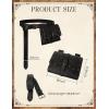 image:imageScarlet Darkness Renaissance Belt Pouch Pirate Viking Belt Medieval Ren Faire Western AccessoriesCoffee