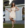 image:imageScarlet Darkness Corset Mini Dress for Women Teens 2026 Summer Ruffle Sundress Graduation Homecoming DressesBeige