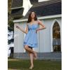 image:imageScarlet Darkness Corset Mini Dress for Women Teens 2026 Summer Ruffle Sundress Graduation Homecoming DressesLight Blue