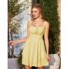 image:imageScarlet Darkness Corset Mini Dress for Women Teens 2026 Summer Ruffle Sundress Graduation Homecoming DressesLight Yellow