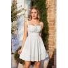 image:imageScarlet Darkness Corset Mini Dress for Women Teens 2026 Summer Ruffle Sundress Graduation Homecoming DressesWhite