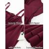 image:imageScarlet Darkness Corset Mini Dress for Women Teens 2026 Summer Ruffle Sundress Graduation Homecoming DressesWine Red