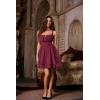 image:imageScarlet Darkness Corset Mini Dress for Women Teens 2026 Summer Ruffle Sundress Graduation Homecoming DressesWine Red