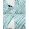 image:imageScarlet Darkness Renaissance Dress for Women 2026 Summer Spring Cotton Off The Shoulder Boho Midi Dresses Cadet Blue L