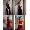 image:imageScarlet Darkness Renaissance Dress for Women Medieval Square Neck Corset Dress Casual Sundress