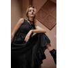 image:imageScarlet Darkness Renaissance Steampunk Dress Lace Up High Low Dress Pirate Gothic CostumeBlack