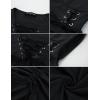 image:imageScarlet Darkness Renaissance Steampunk Dress Lace Up High Low Dress Pirate Gothic CostumeBlack