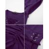 image:imageScarlet Darkness Renaissance Steampunk Dress Lace Up High Low Dress Pirate Gothic CostumeDeep Purple